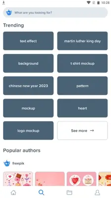 Freepik android App screenshot 1