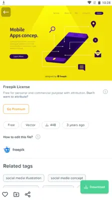 Freepik android App screenshot 5